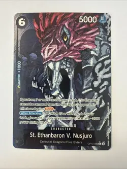 St. Ethanbaron V. Nusjuro Alt Art OP13-080 Carrying On His Will One Piece TCG - Image 1