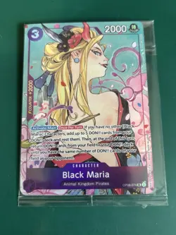 Black Maria OP08-074 Illustration Box Volume 2 EN Promo One Piece CCG - Image 1