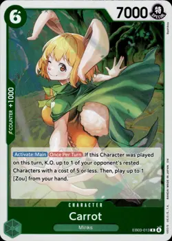 Carrot | EB03-013 | One Piece | Heroines Edition | Foil | 50% Off 2nd Item - Image 1