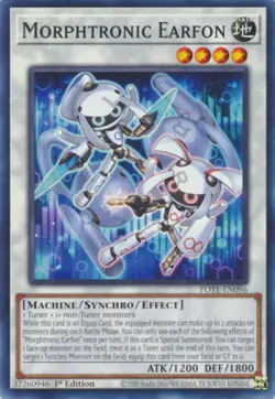 Morphtronic Earfon - POTE-EN096 - Common - 1st Edition Near Mint Yugioh! Card - Image 1