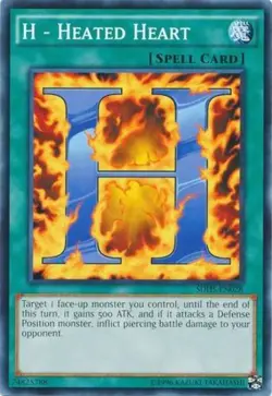 H - Heated Heart - SDHS-EN028 - Common - Unlimited Edition Near Mint Yugioh! Car - Image 1
