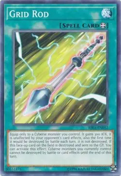 Grid Rod - RIRA-EN052 - Common - Unlimited Edition Near Mint Yugioh! Card - Image 1