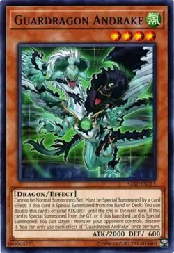 Guardragon Andrake - SAST-EN015 - Rare - Unlimited Edition Near Mint Yugioh! Car - Image 1