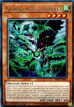 Guardragon Andrake - SAST-EN015 - Rare - 1st Edition Near Mint Yugioh! Card - Image 1