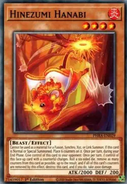 Hinezumi Hanabi - PHRA-EN029 - Common - 1st Edition Near Mint Yugioh! Card - Image 1