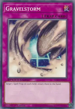 Gravelstorm - SGX1-ENF19 - Common - 1st Edition Near Mint Yugioh! Card - Image 1