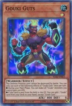 Gouki Guts - IGAS-ENSE3 - Super Rare - Limited Edition Near Mint Yugioh! Card - Image 1