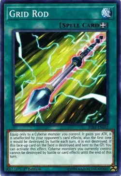 Grid Rod - RIRA-EN052 - Common - 1st Edition Near Mint Yugioh! Card - Image 1