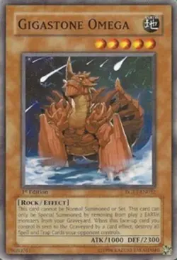 Gigastone Omega - RGBT-EN032 - Common - Unlimited Edition Near Mint Yugioh! Card - Image 1