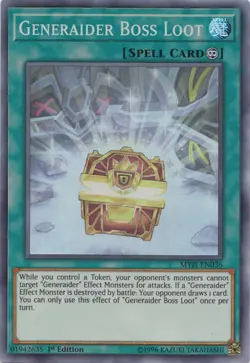 Generaider Boss Loot - MYFI-EN036 - Super Rare - 1st Edition Near Mint Yugioh! C - Image 1