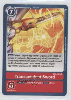 2021 Digimon Card Game - Battle of Omni Transcendent Sword #BT5-095 - Image 1