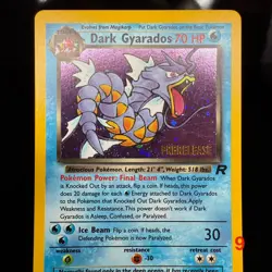 Dark Gyarados (Prerelease) #08/82 Wotc Promo Holo Pokemon Card - Image 4