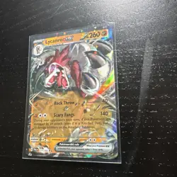 Pokemon Paldea Evolved Lycanroc EX Double Rare Card #117/193 Amazing Condition - Image 3