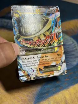 Shiny Mega M Steelix EX 68/114 XY Steam Siege Holo Ultra Rare Pokemon Card HP - Image 4
