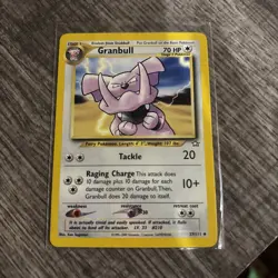 GRANBULL - Neo Genesis Set - 37/111 - Uncommon - Pokemon Card - Unlimited - NM - Image 1