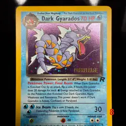 Dark Gyarados (Prerelease) #08/82 Wotc Promo Holo Pokemon Card - Image 4