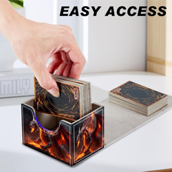 Card Game Storage Box TCG Deck Box MTG Card Box Organizer Trading Card Case Comm - Image 4
