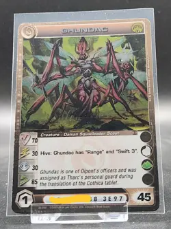 Chaotic Card : Ghundac Alliances Unraveled Rare Creature - Image 1