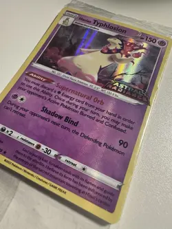 Pokemon Hisuian Typhlosion Astral Radiance Card 052/189 Holo Rare - Image 2