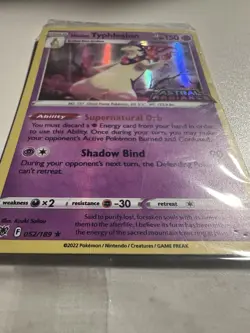 Pokemon Hisuian Typhlosion Astral Radiance Card 052/189 Holo Rare - Image 4