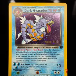 Dark Gyarados (Prerelease) #08/82 Wotc Promo Holo Pokemon Card - Image 4