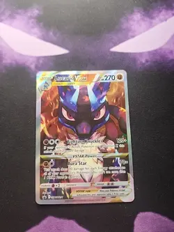 Lucario VSTAR SWSH291 Sword & Shield Promo Holo Card NM Condition - Image 1