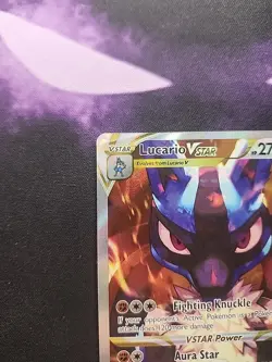 Lucario VSTAR SWSH291 Sword & Shield Promo Holo Card NM Condition - Image 2