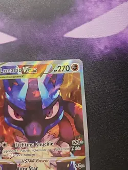 Lucario VSTAR SWSH291 Sword & Shield Promo Holo Card NM Condition - Image 3