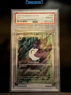 Pokemon TCG Arbok SV05 Temporal Forces 176/162 Illustration Rare Holo Eng PSA 10 - Image 1