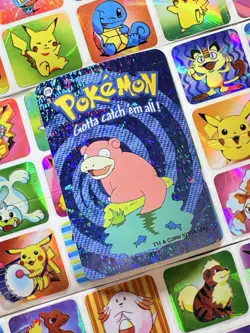 Pokemon 151 Vintage Pocket Monsters Vending HOLO Prism Sticker 2000 Nintendo - Image 1