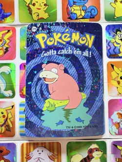 Pokemon 151 Vintage Pocket Monsters Vending HOLO Prism Sticker 2000 Nintendo - Image 3
