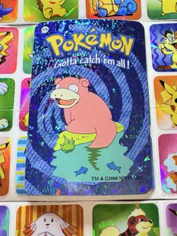 Pokemon 151 Vintage Pocket Monsters Vending HOLO Prism Sticker 2000 Nintendo - Image 4