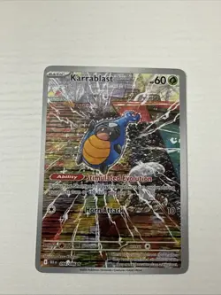 Pokemon TCG Karrablast 094/086 Illustration Rare Holo Black Bolt English Komiya - Image 1