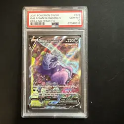 2021 Pokemon SWSH Chilling Reign Galarian Slowking V #179/198 PSA 10 GEM MINT - Image 2