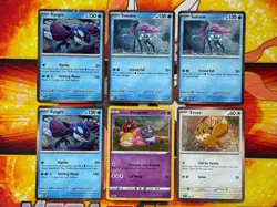 Pokemon (6) Promo Card Lot - Slowpoke SWSH126 / Eevee SVP200 + Knockout Promos - Image 1