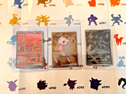 Pokemon (2023) 151 UPC Promo Set - Mew 053, Mew Ex 205, Mewtwo 052 NM/M SEALED - Image 1