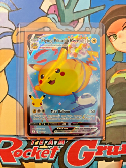 Pokemon TCG (2021) Celebrations Flying Pikachu Vmax 007/025 NM/M - Image 2
