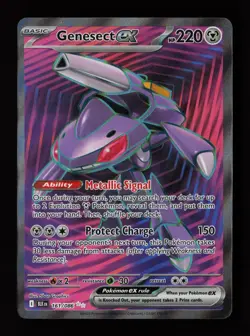 Genesect ex 161/086 Ultra Rare SV: Black Bolt Pokemon Card - Image 1