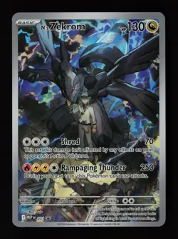 N's Zekrom 031 Holo ME: Mega Evolution Promo Pokemon Card - Image 1