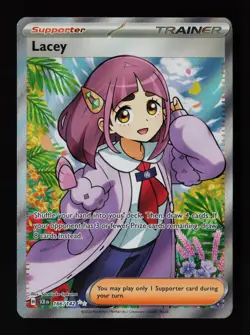 Lacey 166/142 Ultra Rare SV07: Stellar Crown Pokemon Card - Image 1