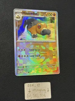Pokemon Prismatic Evolutions - Hippowdon - 053/131 - Master Ball Reverse - M/NM - Image 1