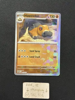 Pokemon Prismatic Evolutions - Hippowdon - 053/131 - Master Ball Reverse - M/NM - Image 2