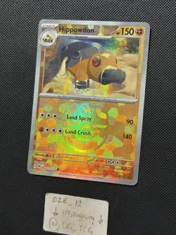 Pokemon Prismatic Evolutions - Hippowdon - 053/131 - Master Ball Reverse - M/NM - Image 4