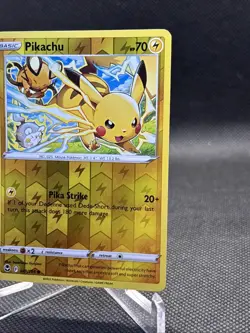 2022 Pokemon Pikachu Silver Tempest Reverse Holo #049/195 TCG - Image 3