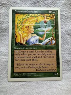 MTG Card Lot: Verdurian Enchantress, City of Solitude, & Kinsbaile Cavalier - Image 1