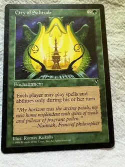 MTG Card Lot: Verdurian Enchantress, City of Solitude, & Kinsbaile Cavalier - Image 4