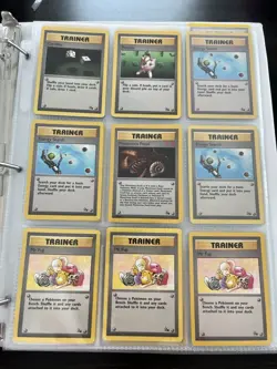 Pokemon Fossil Trainer Lot 40+ Cards WOTC 1999 Mysterious Fossil Mr Fuji LP-NM - Image 1