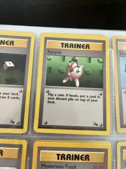 Pokemon Fossil Trainer Lot 40+ Cards WOTC 1999 Mysterious Fossil Mr Fuji LP-NM - Image 2
