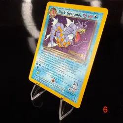 Dark Gyarados (Prerelease) #08/82 Wotc Promo Holo Pokemon Card - Image 2