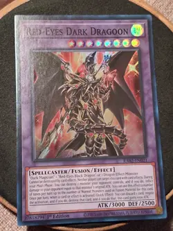 Yu-Gi-Oh Red Eyes Dark Dragoon RA02 Super Rare NM - Image 1